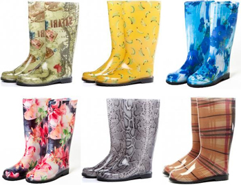 женские резиновые сапоги Fashion Boots